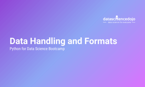 Data Handling and Formats