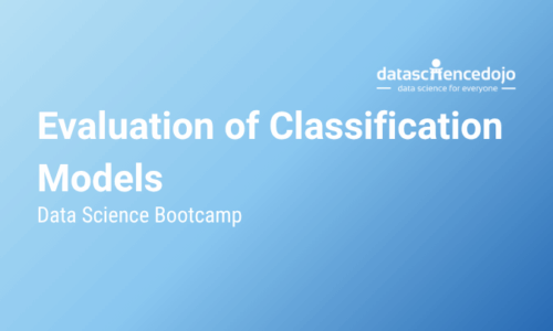 Evaluation of Classification Models
